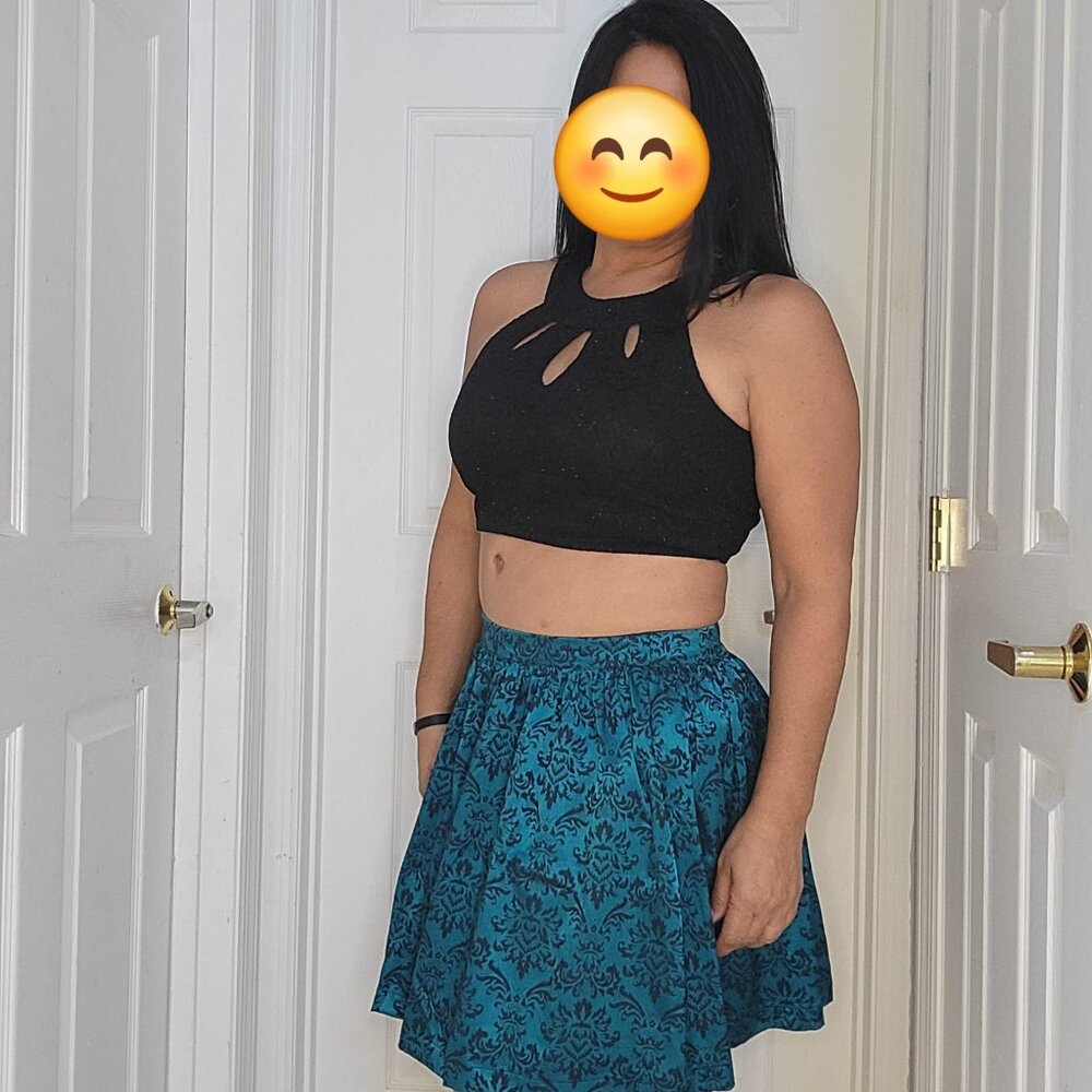 Shirt and skirt - size L- used